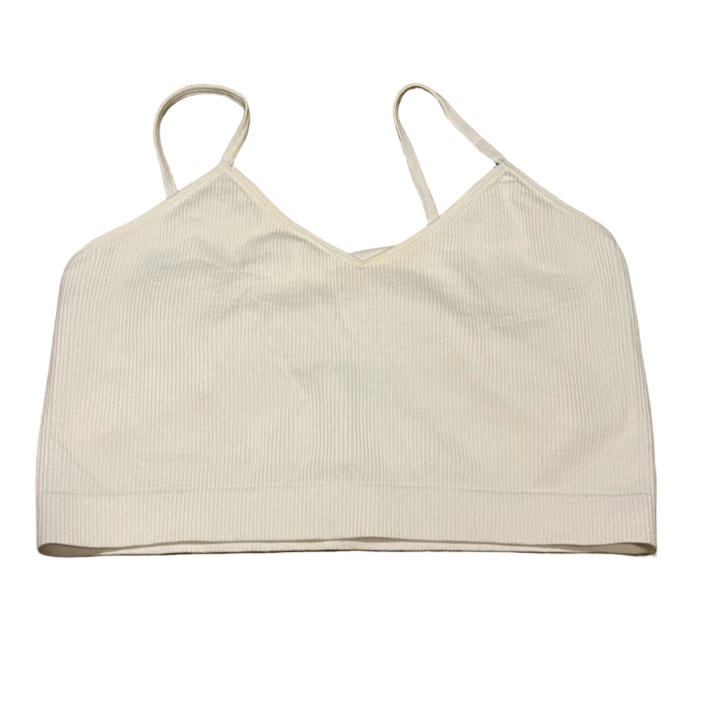Primark White Ribbed Tank Top